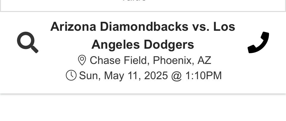 Diamondbacks tickets, four pack