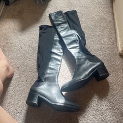 Via Spiga Over The Knee Leather Boot 8.5