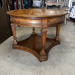 Wooden Table 30” Diagonal 21”high