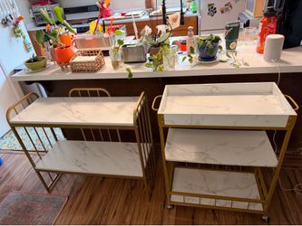 Threshold Bar Cart and Entryway Table