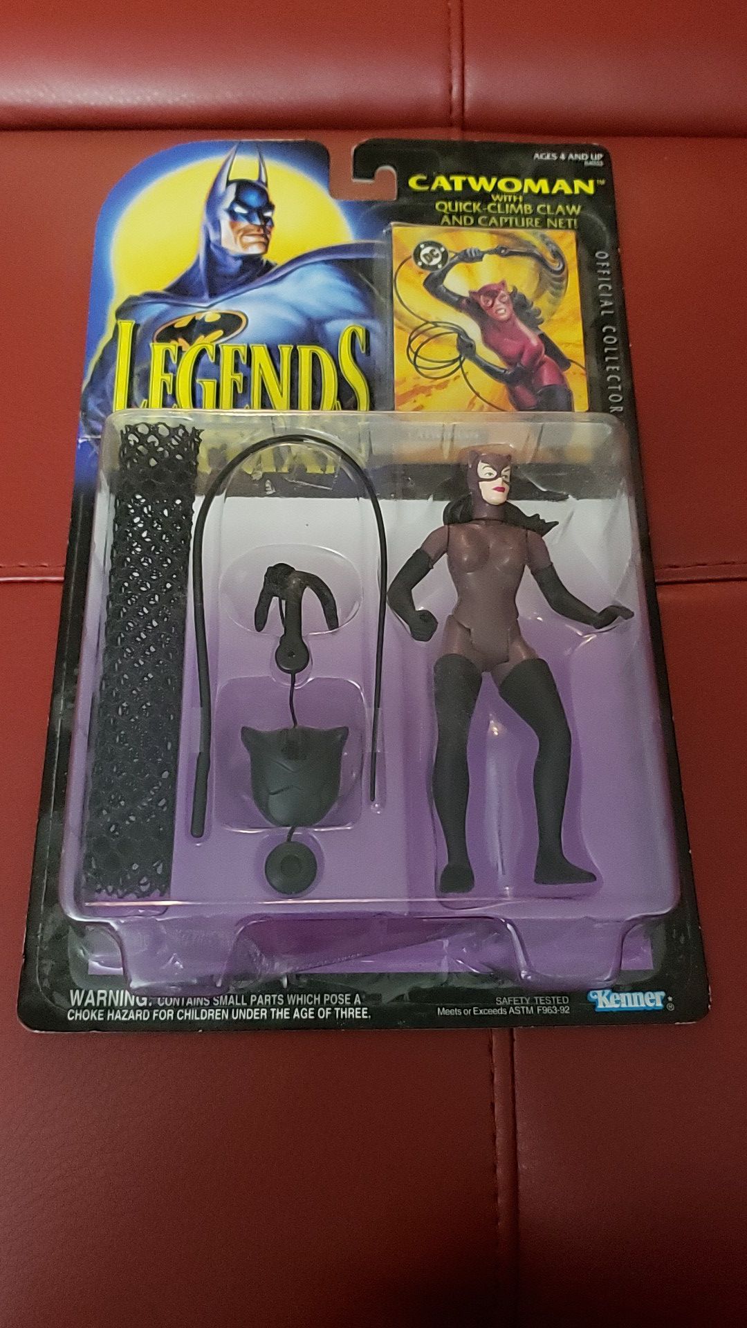 New in Box...Legends of Batman Collectible Catwoman Figure and Toys with Official Collectors Card.
