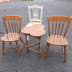 Ethan allen chairs and tables
