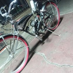 Schwinn Lowrider Bike With Gas Motor Works Perfect