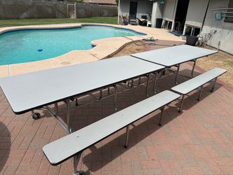 12 foot table - Cafeteria style