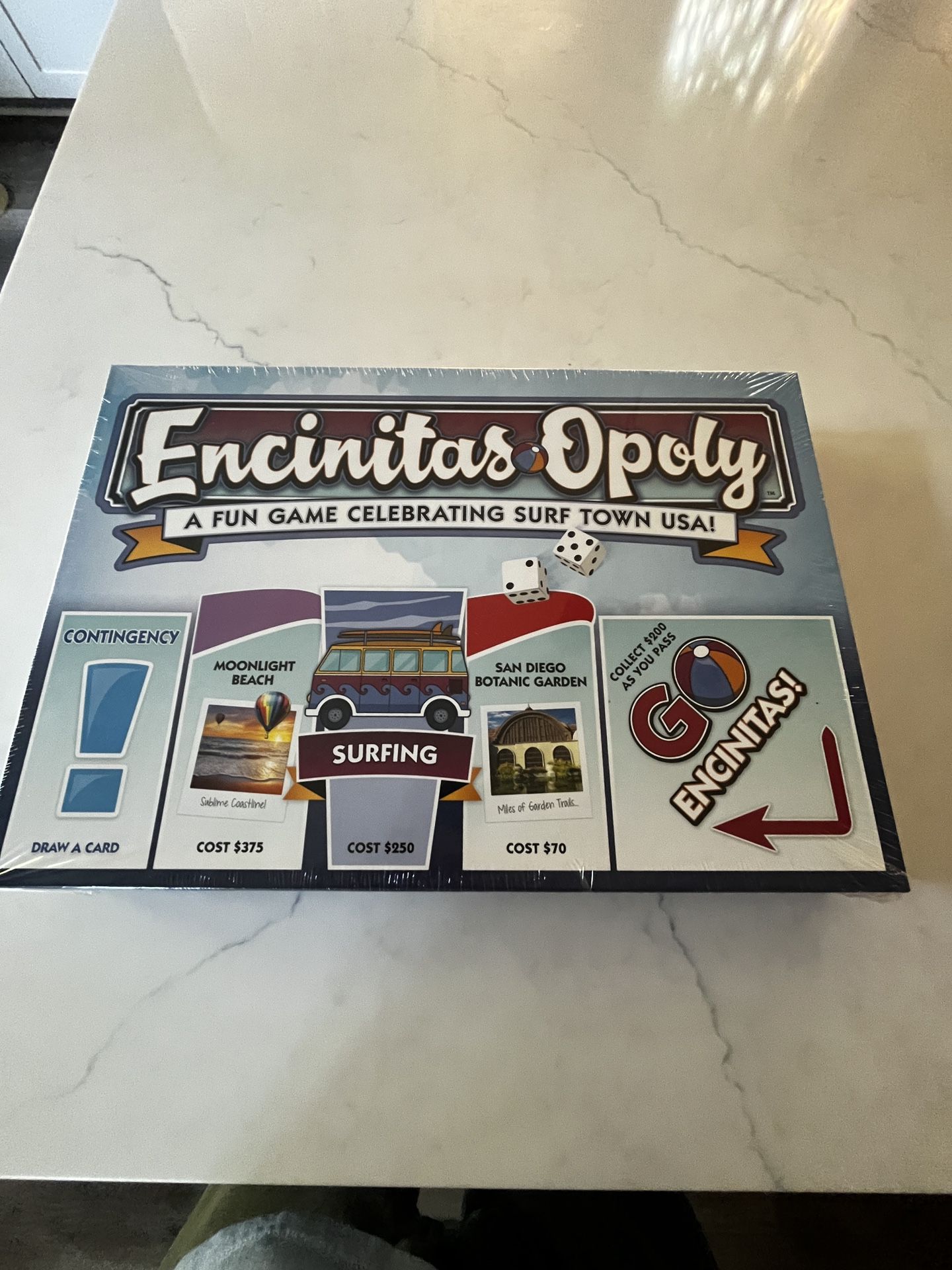 Encinitas Opoly Board Game