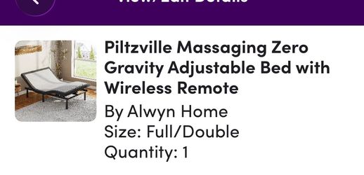 New Full size adjustable bed frame
