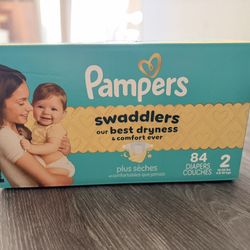 Size 2 Pamper Diapers