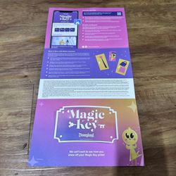Disneyland Parks Magic Key 2026 Annual Passholder Magnet decal 5" X 3" New Colle