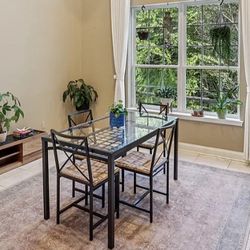 Dining Table With 4 Chairs