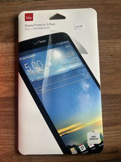 FREE 3 PACK Display Protector - Verizon LG Pad