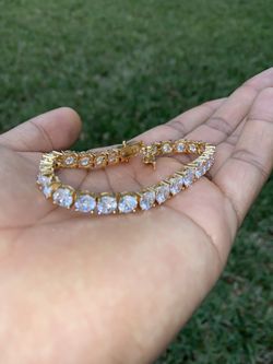 CZ Diamond Tennis Bracelet 