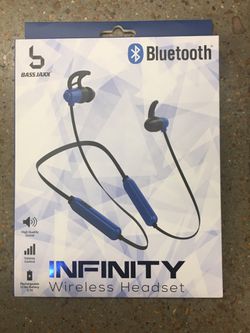 NWT Bluetooth wireless headset blue