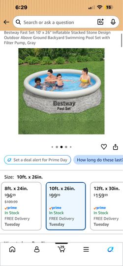 Best way 10 ft pop up pool
