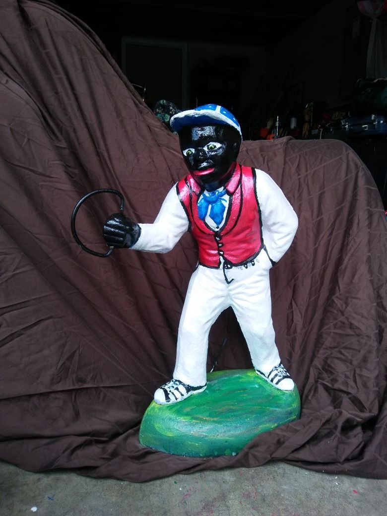 Black Americana Jocko Lawn Jockey