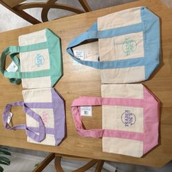 Trader Joe’s Pastel Mini Tote Bags