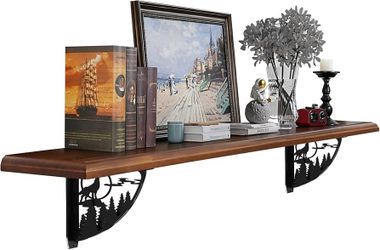 60” shelf & Metal  Bracket 