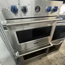 Viking 30β Double Oven In Stainless Steel Used Electric