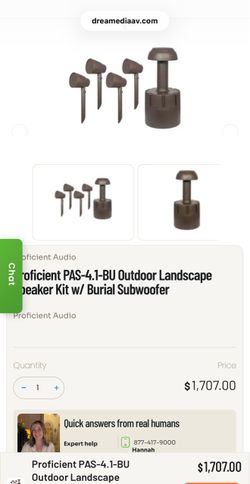 Proficient Outdoor speakers and subwoofer kit