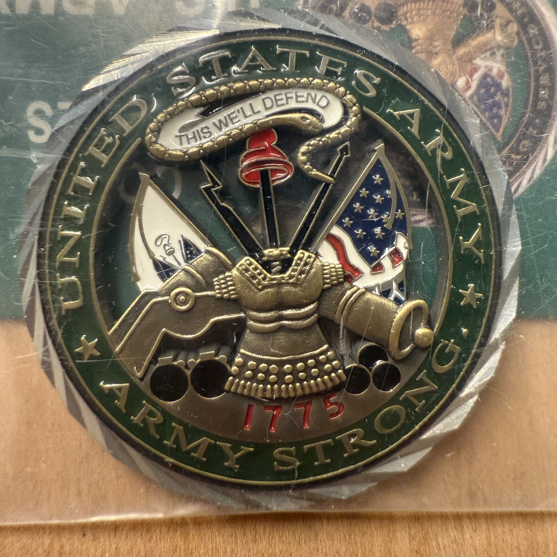 U.S. ARMY CORE VALUES Challenge Coin From Northwest Territorial Mint ...