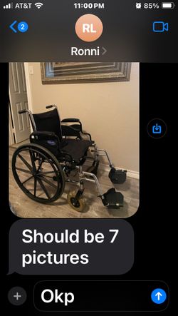 Wheelchair Seat 22x16.  Good Cond.