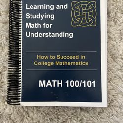 College Math Textbook: How To Succeed in College Mathematics 