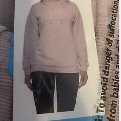 New! Marc New York Ladies' Cozy Hoodie Women Sweater, Pink New 2XL