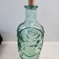 Canadian Vintage Fruit Embossed Wine Decanters