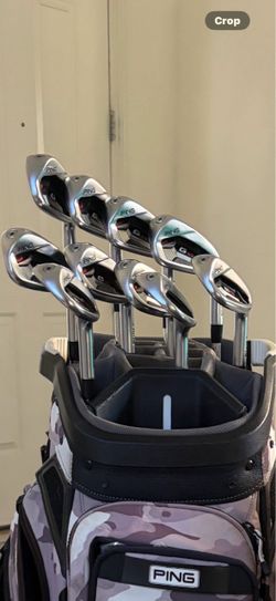 Ping G410 Iron Set 4-PW, UW, SW, LW + Golf Bag – Excellent Condition
