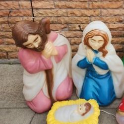 General Foam Plastics Lighted Christmas Blow molds