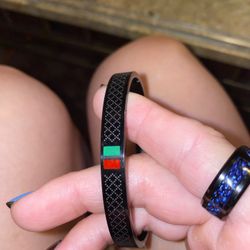 Black Striped Bracelet Dupe Men's Women's Unisex 