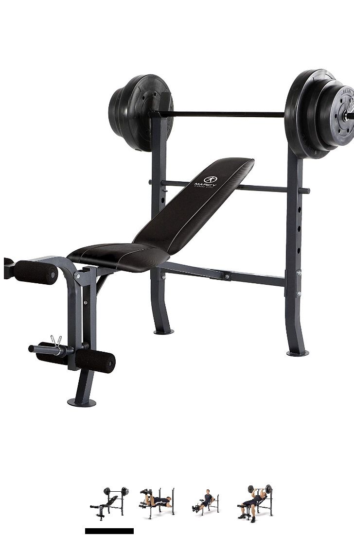 Marcy diamond elite bench and weights