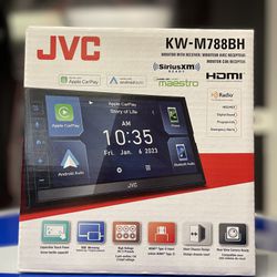 Brand New, JVC KW-M788BH 6.8" Digital Media Receiver Capacitive Touch Control Monitor