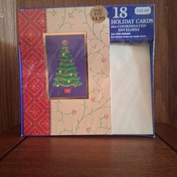 Box Of 18 Christmas Cards Brand New