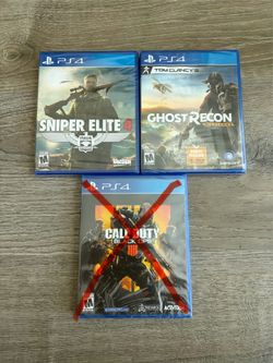 Sealed PlayStation 4 Games Bundle