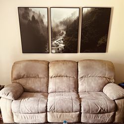 Sofa Dual Power Reclining Sofa 