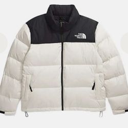 1996 RETRO NUPTSE JACKET - WHITE DUNE/TNF Black