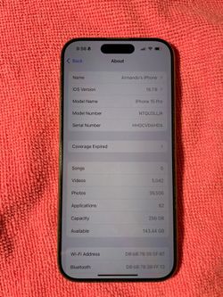 iPhone 15 pro