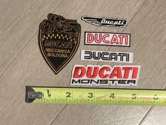 Ducati embroidered iron on patches