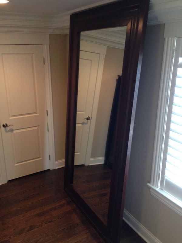 Pottery Barn Solano floor mirror