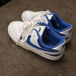 Blue Nikes 