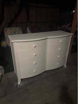 Long white dresser