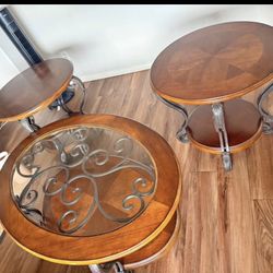 Coffee Table And Two Side Tables 
