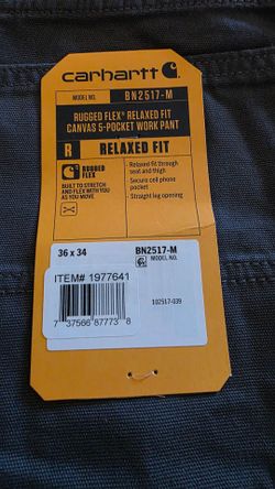 Carhartt  Relaxed Fit Pants 36x34 & 40x32  New Price Firm Corona92879