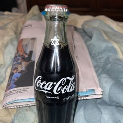  Unuopened Hebrew Coca Cola Bottle From Israel