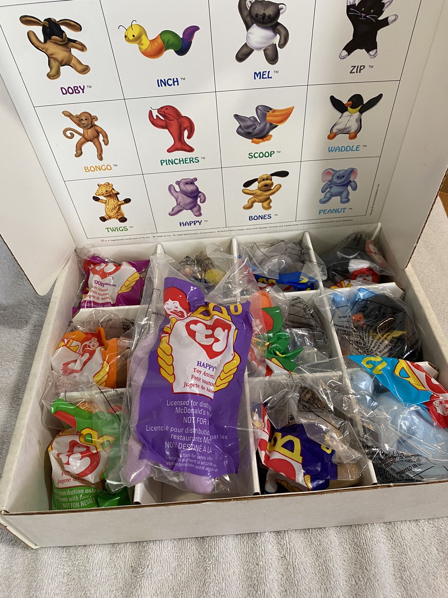 Mc Donald’s Beanie Baby Collection