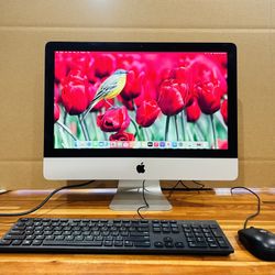 Apple iMac Late 21” 2015 2.8GHz i5 8GB RAM 256GB SSD Video//Photo Editing Audio Recording