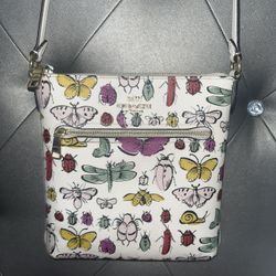 COACH Mini Rowan File Bag With Creature