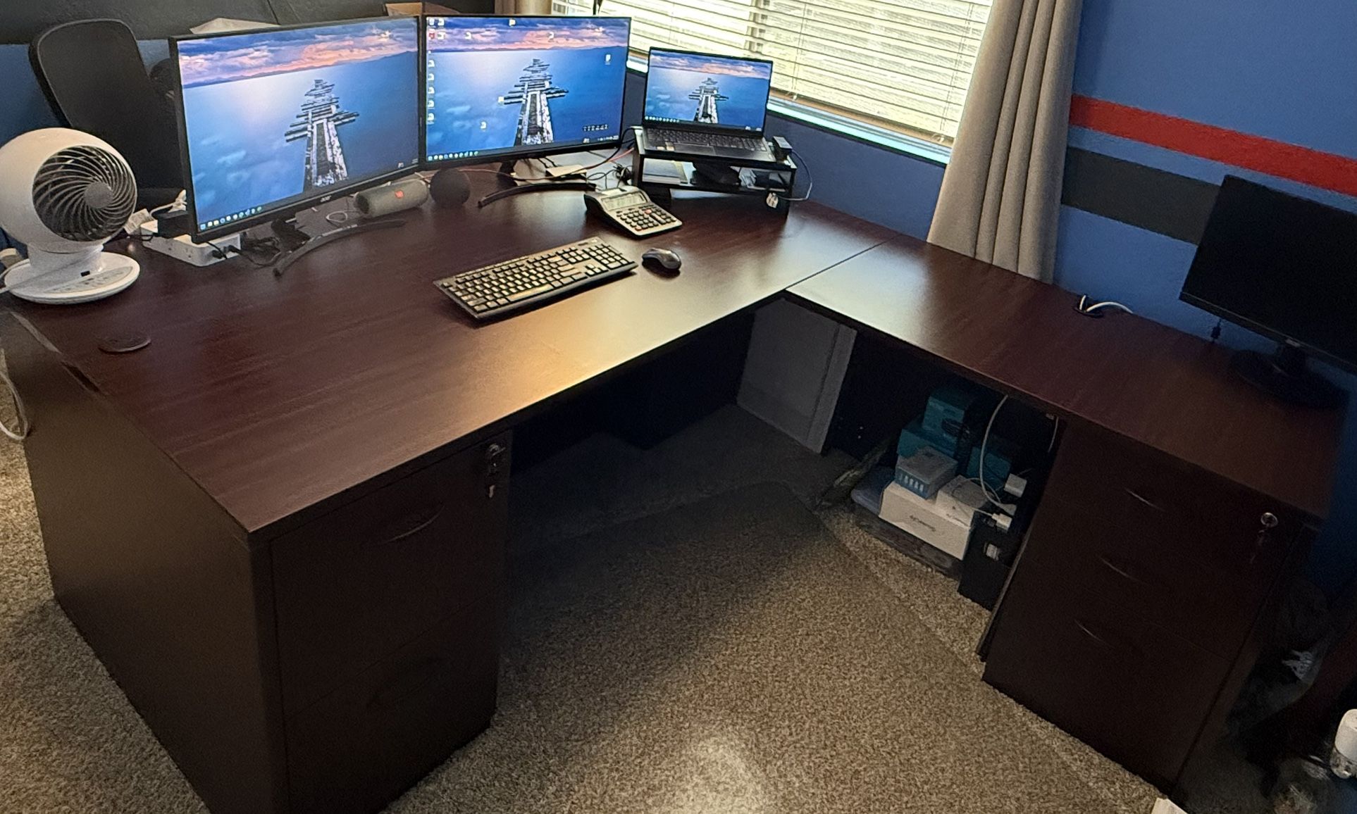 Executive Desk with Drawers