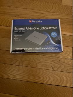 Verbatim external cd/dvd reader writer