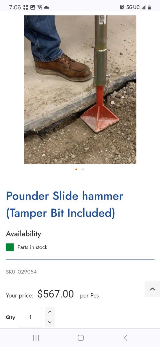 Pave Tech Pounder (Hand Compacter)